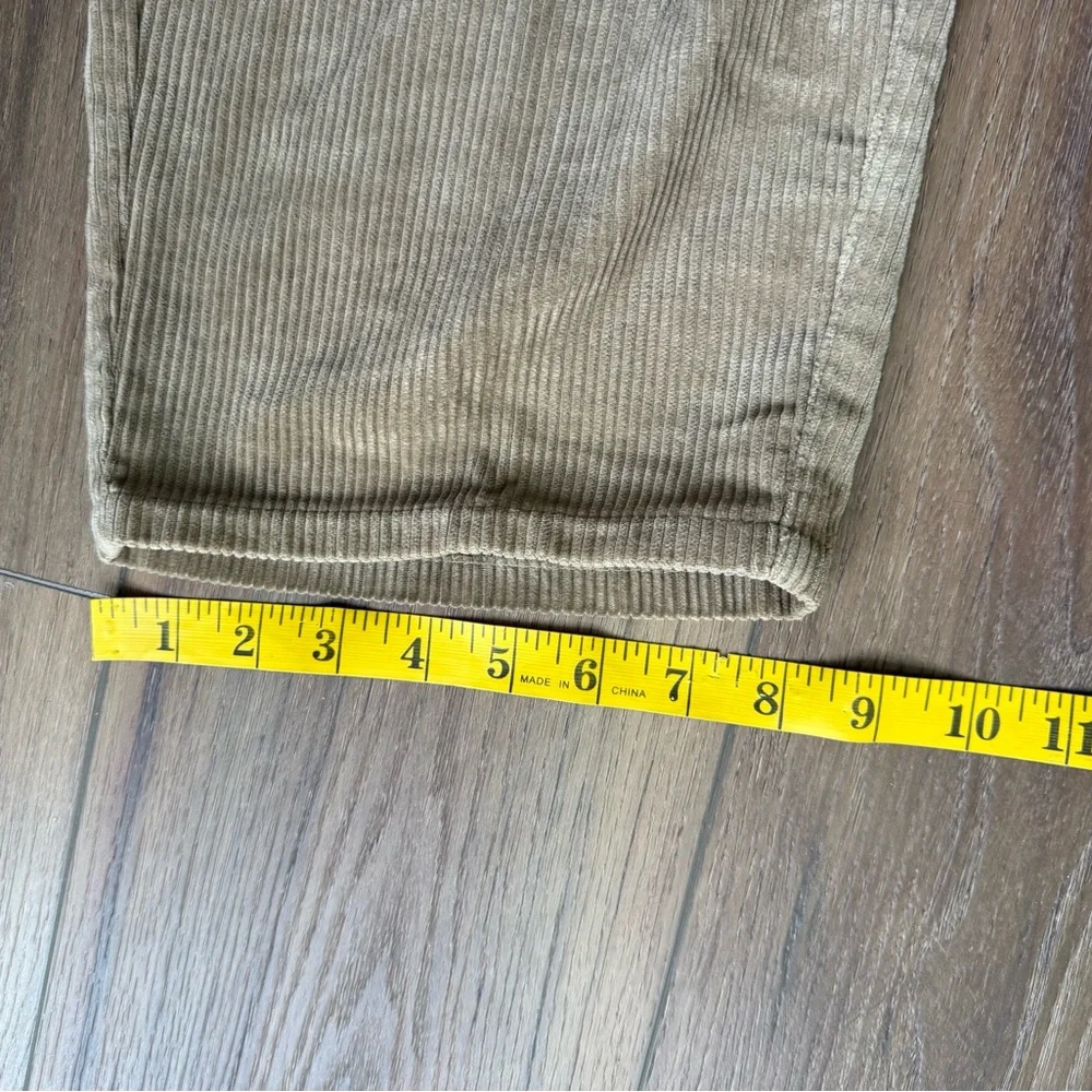 Vintage Polo Ralph Lauren 31x30 Khaki‎ Corduroy Pleated Made In USA